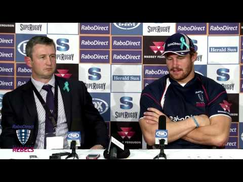 Rebels vs Stormers Rd.14 Post match Press Conference | Super Rugby Video