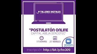 Postulatón Capital abeja SERCOTEC - hnt015