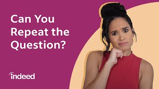 What To Do When You Cant Answer An Interview Question With Examples Indeed Career Tips