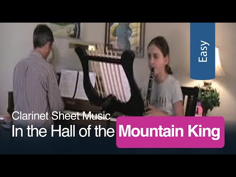 Free Sheet Music | In the Hall of the Mountain King for Easy Clarinet