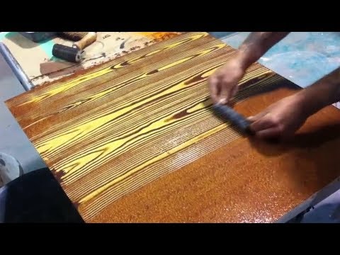 Sơn giả vân gỗ đẹp không chê vào đâu được, Vừa dễ làm lại vừa tiết kiệm