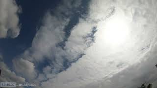Daytime Sky Time Lapse 24Th July 2025