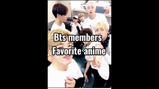 Bts Members Favorite Anime That Fans Can Watch