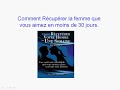Livre de John Alexander Récupérer votre homme dans 1 semaine.