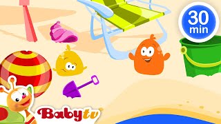 Op het strand 😎🌞 | Zomer aan zee met BabyTV | @BabyTVNL