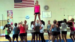 Swedish Fallsbackbend Cheer Stunt 2012