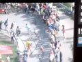 Giro d'Italia 25-05-2014 - 15^ tappa Fabio Aru inizia lo scatto VIDEO 1