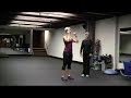 dumbbell thruster