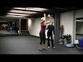 dumbbell thruster