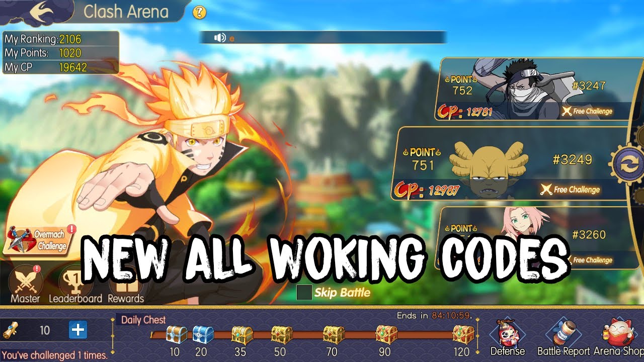 Ninja Shippuden | New All Working Codes April – Naruto Ninja Shippuden | New All Working Codes April – Naruto