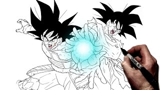 How To Draw Goku & Bardock Step By Step Dragon Ball