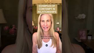 Examples Of Contempt In Relationships.