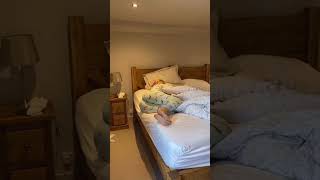 Yoga Girl In The Bed