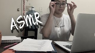 Asmr Secretary Roleplay No Talking Typing, Writing, Paper Ripping, Tapping