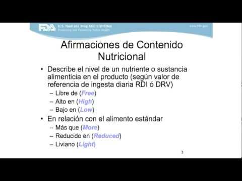 Etiquetado M4 Afirmaciones