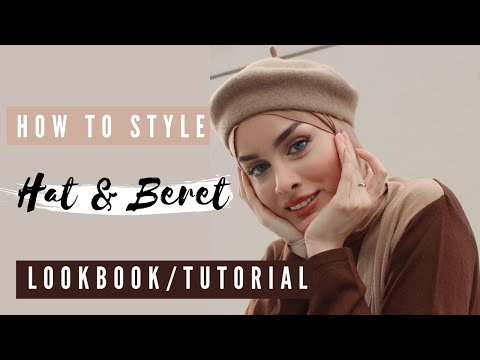 How to Style Hijab with Hat & Beret ðð§¢ð© LookBook & Tutorial - YouTube