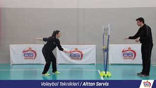 Voleybol Teknikleri - Alttan Servis
