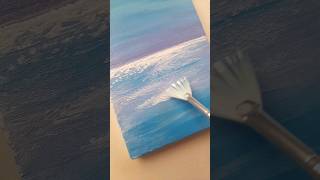 Encontrei Uma Tela Antiga E Resolvi Pintar O Mar