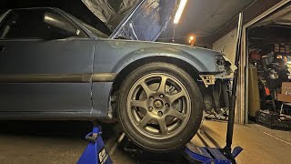 Budget 5 Lug Conversion Front For My Ef Sedan Suspension Overhaul
