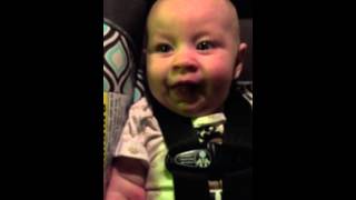 Blowing Raspberries At Mommy - Dec 2015