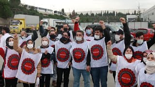 Migros Depo Işçileri Direnişte