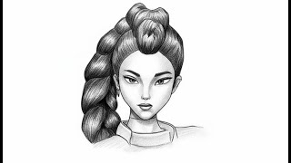 Rumi Nasıl Çizilir? K-Pop Demon Huntrix Karakalem Çizimi Adım Adım