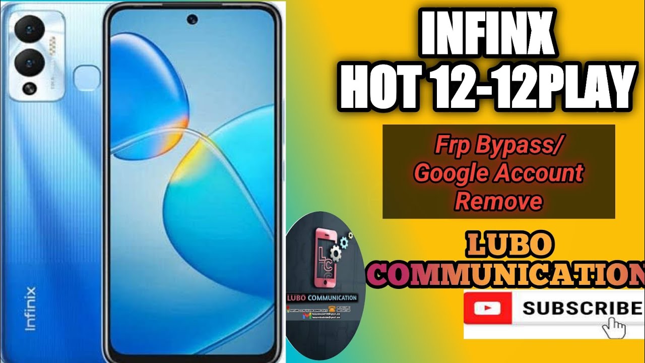 Infinix Hot 12 play Frp bypass X6817, X6816 Google Infinix Hot 12 play Frp bypass X6817, X6816 Google