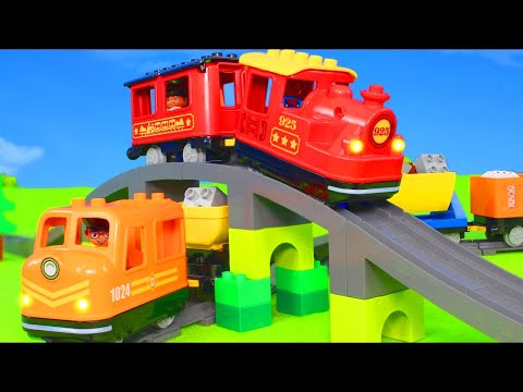 Traktör, Vinç, Ekskavatör ve Yeni - Itfaiyeci oyuncak - polis arabası Excavator Toys