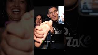 Alex Pereira Shows Nina Dramas Stream Her Foot Lmao