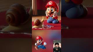 Mario Cant Believe What The Snail Did
