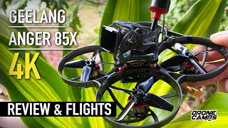 Long Flight Time Cinewhoop - Geelang Anger 85X 4K - Full Review & Flights