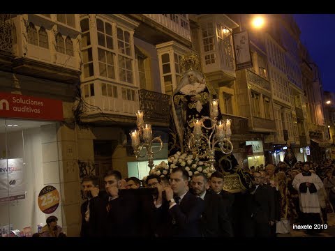 Procesión Septenario Virgen de Dolores Ferrol Abril 2019