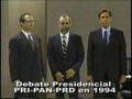01 Debate Presidencial en 1994 entre los candidatos del PAN PRI y PRD 01 Debate Presidencial en 1994 entre los candidatos del PAN PRI y PRD