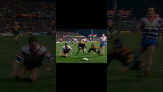 Steve Renouf Try Off Laurie Daley Kick Test Match 1994
