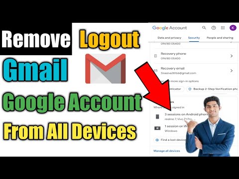 How To Remove Google Account From All Devices || Logout How To Remove Google Account From All Devices || Logout