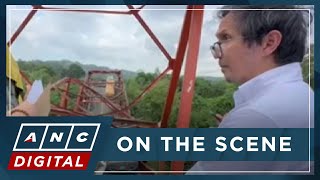 Walang Poste Sa Ilalim? Dizon Inspects Collapsed Piggatan Bridge Anc