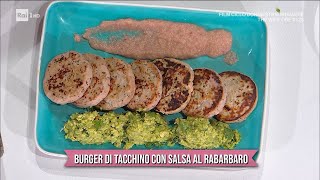 Burger di tacchino con salsa al rabarbaro - E' sempre mezzogiorno 04/05/2022