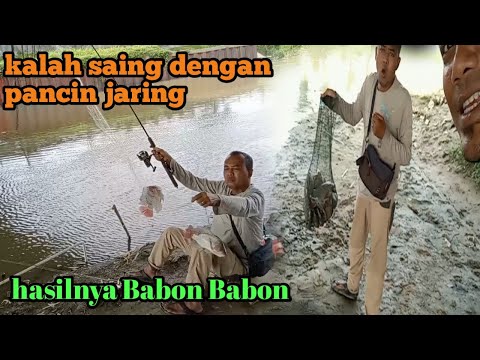 KALAH SAING DENGAN PANCING JARING ‼️ HASILNYA BABON BABON!!