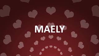 Happy Birthday Maely
