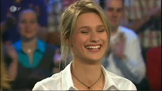 Britta Heidemann Red Thong On Live Tv