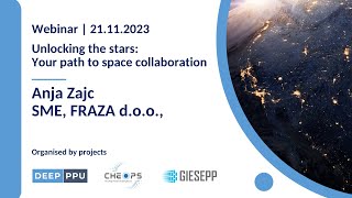 Webinar For Start-Ups & Smes In Space Sector Deep Ppu