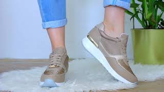 Tenisky Laura Biagiotti Beige Calf
