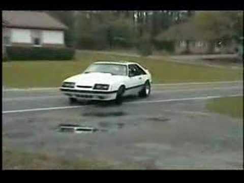 1983 Mustang gt burnout