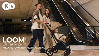 Loom Lätt Barnvagn Från Kinderkraft Automatisk Hopfällning