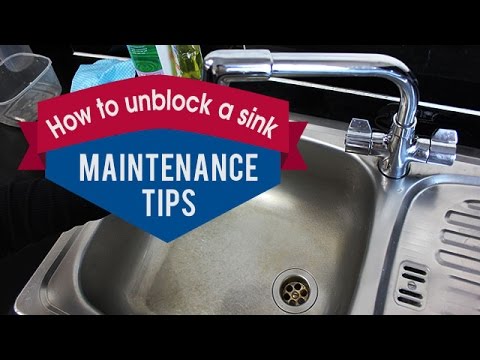 How to unblock a sink with vinegar, salt and baking soda