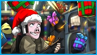 Modern Warfare Remastered Funny Moments Christmas Special! - Santa Claus Airstrikes & Hammer Kills!