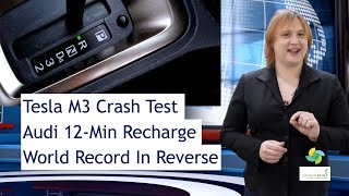 ecoTEC 68: Model 3 Crash Test, 12-Min Charging, Reverse Records!