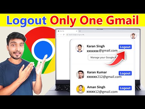 How to logout gmail from laptop | How to Remove one How to logout gmail from laptop | How to Remove one
