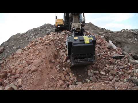 Crushing and Screening Buckets plus Demolition attachments from Worsley Plant