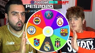 SÜPER LİGLİ ÇARKIFELEK CHALLENGE ! PES 2020 PESDRAFT EMJAN !